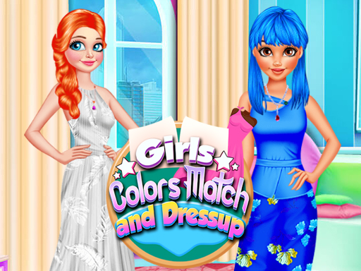 Girls Colour Match and Dress up Game Image