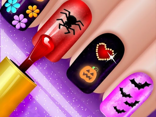Glow Nails Halloween Game Image