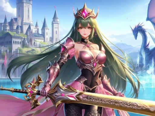 Golden Sword Princess Game Image