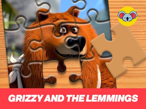 Grizzy and the lemmings Jigsaw Puzzle Planet Game Image