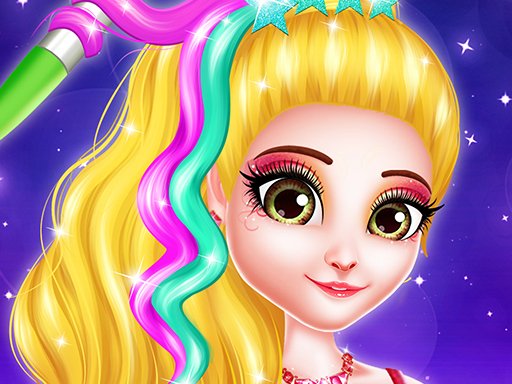 Hair Saloon Color by Number  Girls Fashion Games
