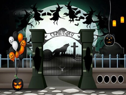 Halloween Cemetery Escape 2 Game Image