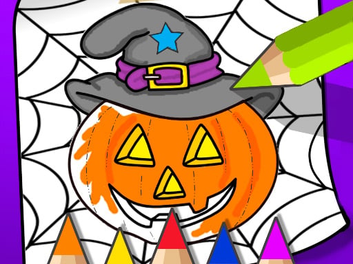 Halloween Coloring Book Game Game Image