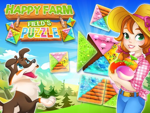 Happy Farm: fields puzzle Game Image