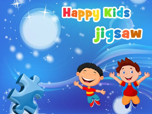 Happy Kids Jigsaw Game Image