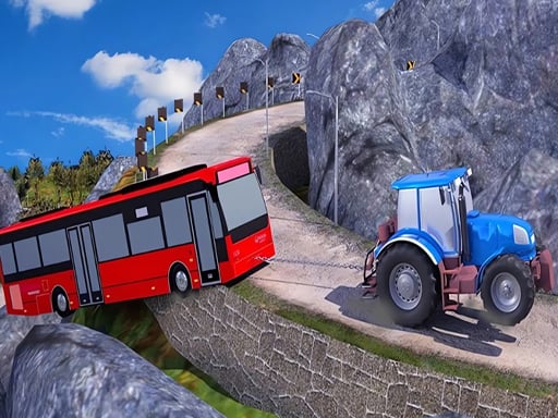 Heavy Tractor Towing Game Image