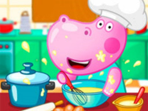 Hippo Cooking School: Game for Girls Game Image