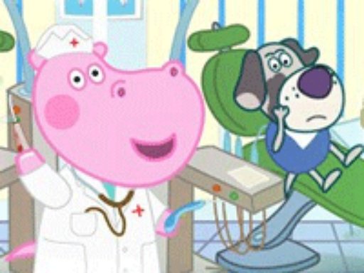 Hippo Dentist - Animal Dental Clinic Game Image
