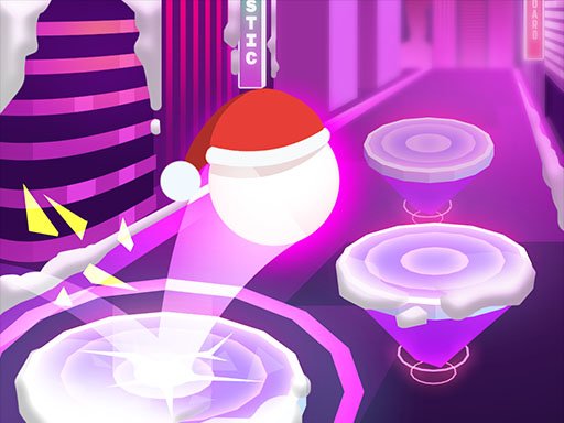 Hop Ball 3D: Dancing Ball on Marshmello Tiles Road Game Image