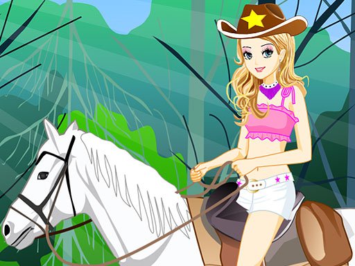 Horse Rider Girl Game Image