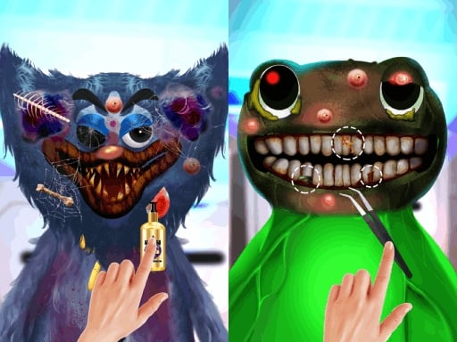 Huggy ASMR Monster Makeover Game Image