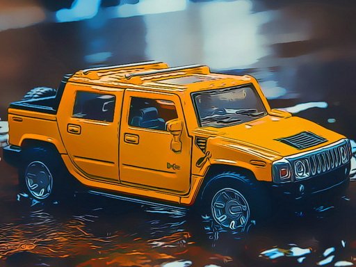 Hummer Jeep Puzzle Game Image