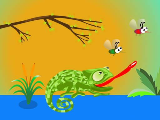 Hungry Chameleon Game Image