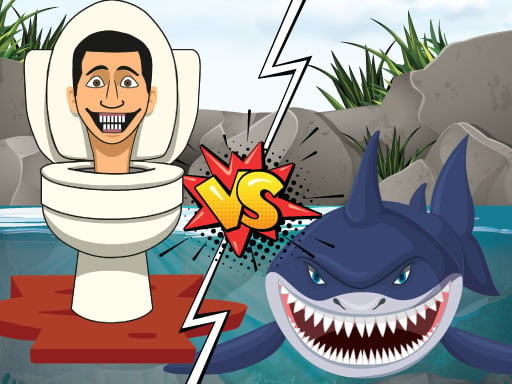 Hungry Shark Vs Skibidi Game Image