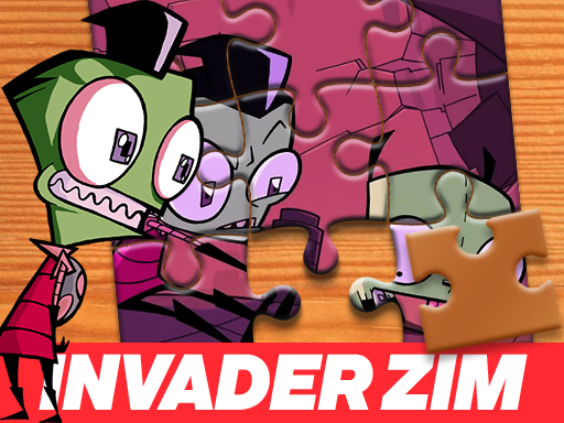Invader Zim Enter the Florpus Jigsaw Puzzle Game Image