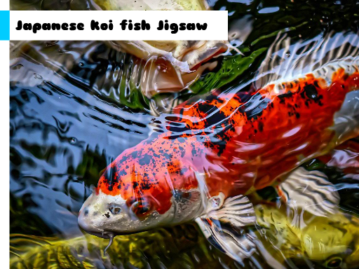 Japanese Koi Fish Jigsaw Game Image