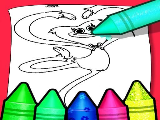 Kissy Missy Coloring Pages Game Image