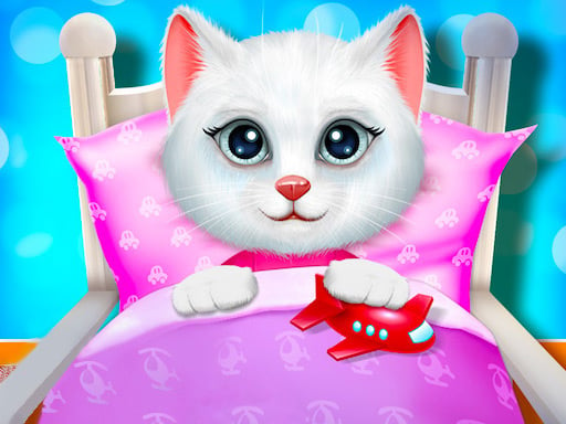 Kitty Bedtime Activities Game Image