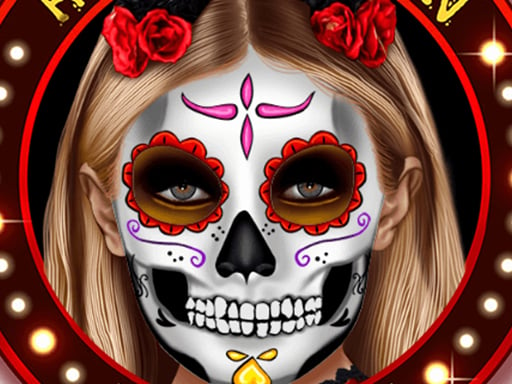 Kylie Jenner Halloween Face Art Game Image