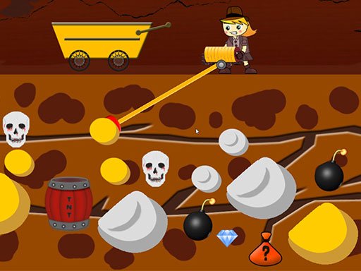 Lady Gold Miner Game Image