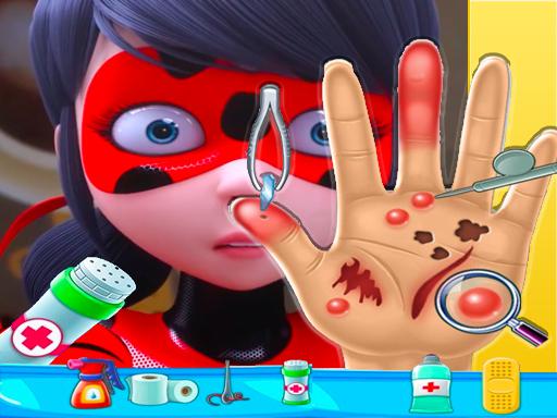 Play ladybug miraculous Hand Doctor Fun Games for Gir