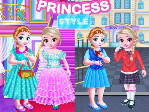 Little Girls School vs PrincessStyle Game Image