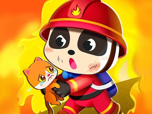 Little Panda Fireman Game Image