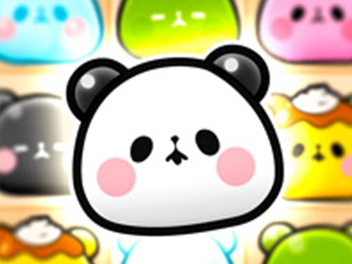 Little Panda Match 4 Game Image