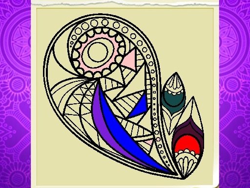 Mandala Coloring Game Image