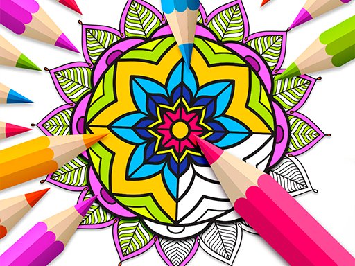 Mandala Coloring Book Game Image