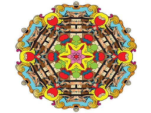 Mandala coloring book for adults and kids Game Image