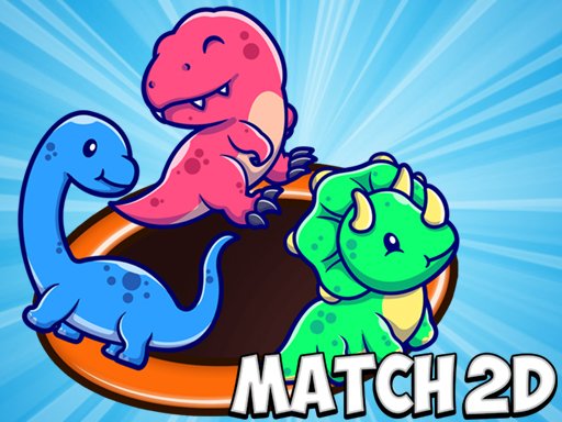 Match 2D Dinosaurs Game Image