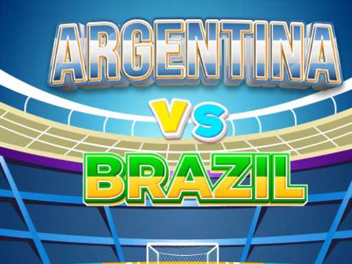 Match Football Brazil or Argentina  Game Image