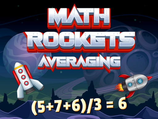 Math Rockets Averaging Game Image
