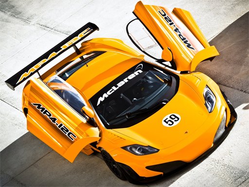 McLaren GT3 Puzzle Game Image