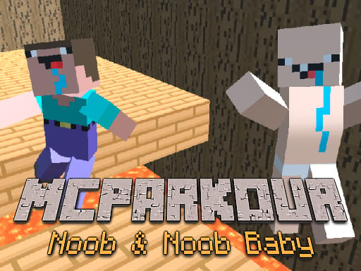 MCParkour Noob & Noob Baby Game Image