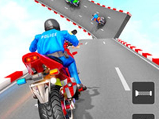 Mega Ramp Stunt Moto - Fun  Run 3D Game