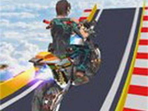 Mega Ramp Stunt Moto Game Game Image
