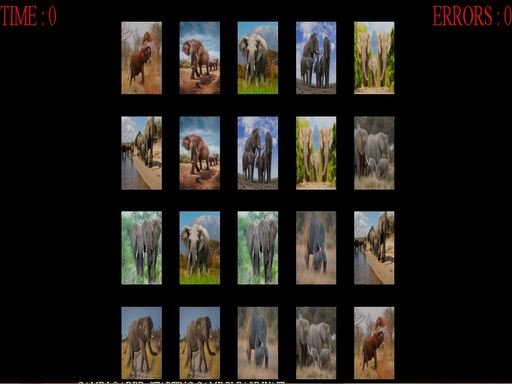 memorize the elephants Game Image