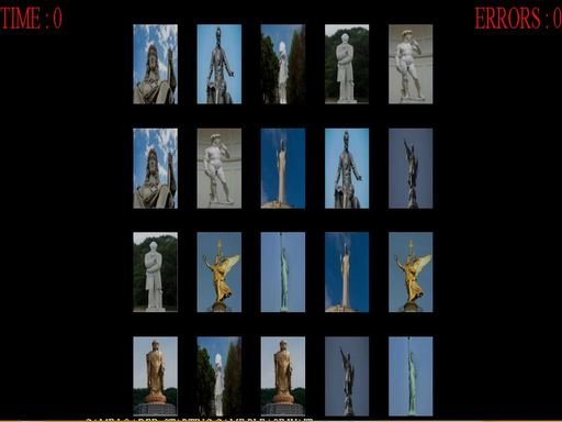 memorize the statues Game Image
