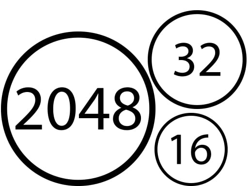 Merge Numbers 2048 Game Image