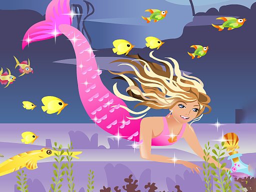 Mermaid chage princess Game Image