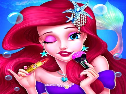 Mermaid Princess Makeup  Girl Fashion Salon