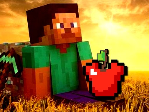 Minecraft Apple Shooter Game Image