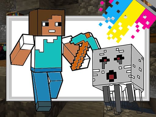 Minecraft Coloring Pages Game Image