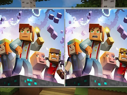 Minecraft Differences Game Image
