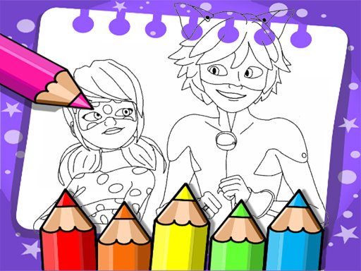 Miraculous: Ladybug & Cat Noir - Coloring book — play online for free on  Yandex Games