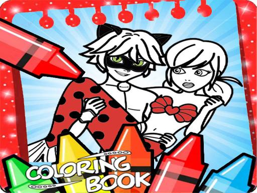 Miraculous Ladybug Coloring Book game  Game Image