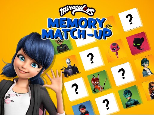 Miraculous Memory Match Up Game Image