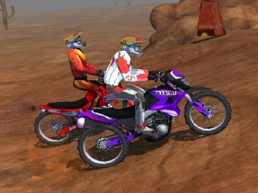 Motorcycle Dirt Racing Multiplayer Game Image